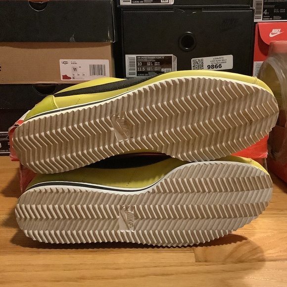 Nike Classic Cortez Premium Yellow Blazing Sun Mens Size 8.5 - Picture 14 of 15